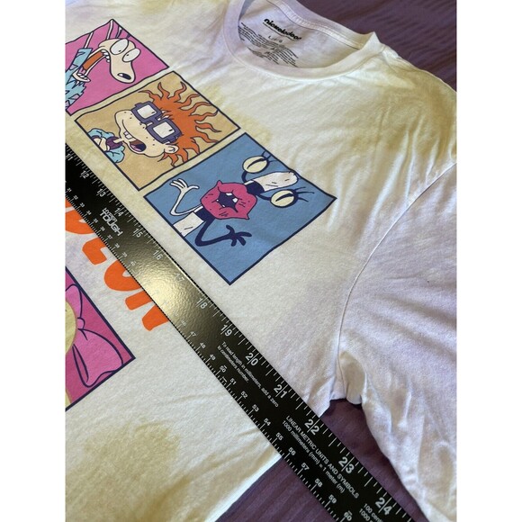 Nickelodeon Mens Size L Tie Dye 100% Cotton Pullover Shirt Rugrats NWT - Picture 6 of 7